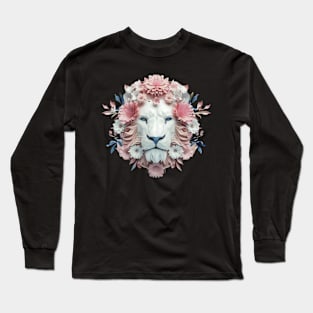 Floral Lion Long Sleeve T-Shirt